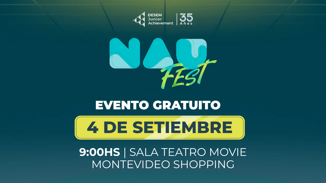 ¡Sumate a NAU Fest, el impresionante evento gratuito, por y para jóvenes uruguayos!